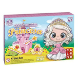 Jogo Da Memoria Princesa Madeira 40 Peças Didático Educativo