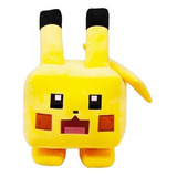 Peluche Pikachu Pokemon Tipo Minecraft 20 Cm