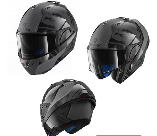 Capacete Shark Evo One V2 Lithion Aka Escamoteavel Tam 56