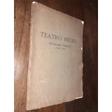 Teatro Regio Torino Programa Oficial 1926/ 1927 Mussolini