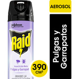 Raid Aerosol Anti Pulgas Insecticida X 3 Unidades