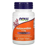 Astaxantina 4mg 60 Softgels - Now Foods