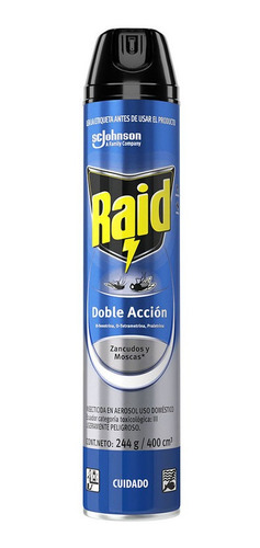 Raid Doble Acción 400 Ml - Unidad a $21500