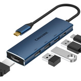 Hub Usb C, 5 En 1 Usb C Splitter Thunderbolt 3 Hub A 4k Hdmi