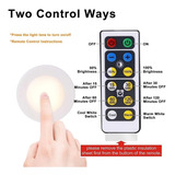 9 Lámparas Led Con Control Remoto Dos Modalidades