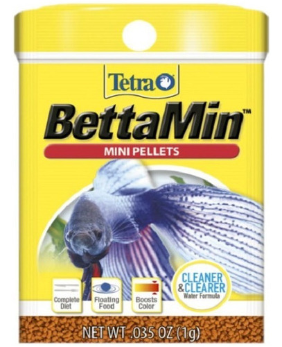 Tetra Bettamin Mini Pellets 1gr Comida - g a $4633