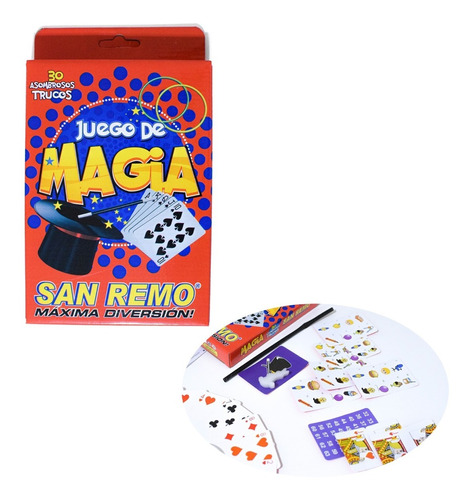 Juego De Magia Con 30 Trucos Juguete Infantil Niños