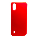 Funda Zte A5 2020 Rojo Liso Blade Protector Silicon Reforzad