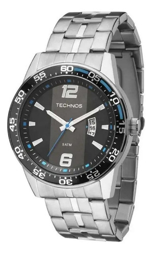 Relógio De Prata Technos Masculino 2115ksq/1a