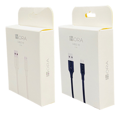 Paq 100 Cables 1hora Combinado Para iPhone V8 Tipo C Mayoreo