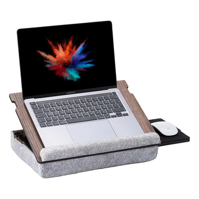 Bandeja Para Laptop Vigo Wood Con Cojín Para Cama Y Sofá Nog