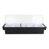 Caja Para Condimentos Con Tapa, Barra, Soporte Para Condimen