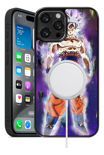 Funda Compatible Mag-safe Para iPhone Dragon Goku4