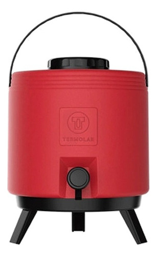 Maxitermo Termolar Termo Picnic Con Canilla 8 L Color Rojo