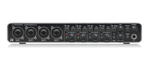 Placa De Audio Interface Behringer Usb Umc404hd Usb 