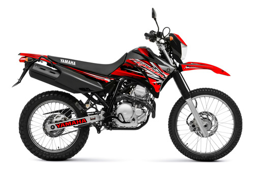 Kit Adesivos Yamaha Lander 250 2009 A 2019 Azul