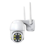 Cámara De Seguridad Wi-fi 3w. Ip66 / Jortan Modelo Jt-8176qj Color Blanco