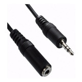 Alargue Para Auriculares Miniplug 3.5 Hembra Macho 5mt Cable