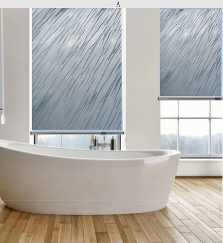 Cortina Roller 100% Blackout  200 X 200cm Viento Y Lluvia