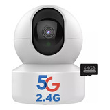 Cámara Seguridad Interior 360ptz 2k Wifi 5g 2.4g Con Memoria