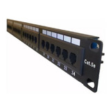 Kit 20 Pçs Patch Panel 24 Portas Rj45 Cat.5e Rack 19 