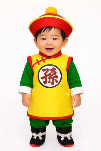 Disfraz/cosplay Gohan Goku Dragon Ball Z Para Niños 1 Y 2 Años.