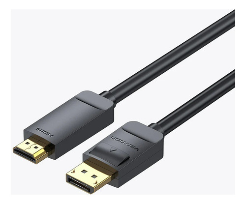 Cabo Displayport Para Hdmi Vention Hagbf 1m 4k Full Hd