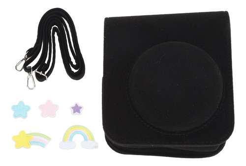 Funda Protectora De Fieltro Negro Para Cámara Instax Mini 12