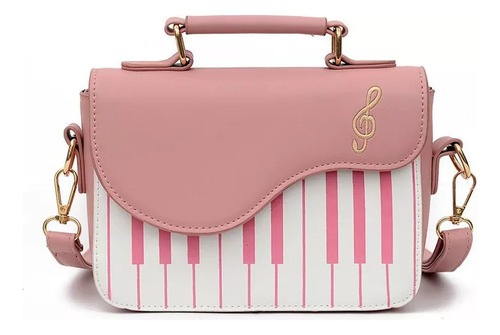 Bolsa De Hombro Con Teclas De Piano Para Mujeres