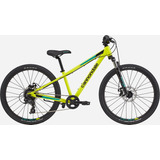 Bicicleta Cannondale Kids Trail Rod. 24 Nuclear Yellow
