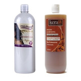 Pack Shampoo Anti-residuos + Keratina Alisante 2 Pasos Litro