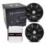 Par Midbass Hurricane 6'' 500w Pro Mb600 + Modulo Taramps  