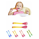 Set De Cuchara Y Tenedor Para Bebé /bebepelucl