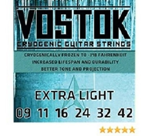 Vostok 09-42  Cuerdas Guitarra Electrica Cryogenic