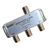 Splitter Derivador Divisor Coaxil 3 Vias Catv Ghs-3 Siway