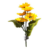 Pack 10 Ramos De Girasol Artificial Decorativo 612-2