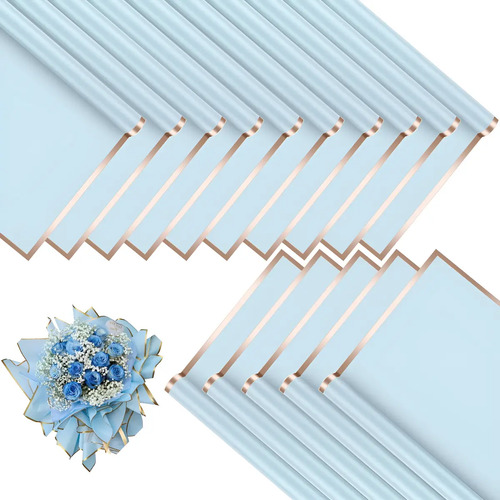 40 Hojas De Papel Celofán Coreano, Ramos, Flores,