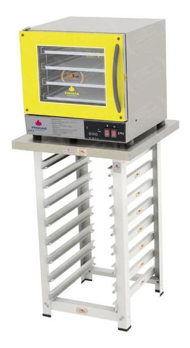 Forno Turbo Prp-004 Plus Digital 220v Amarelo+bancada Mes004