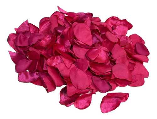 200 Pétalos De Rosas Artificiales De Tela Rojos Deco Bodas