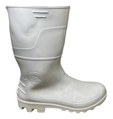 Bota De Pvc Borracha Branca Cano Curto Work Flex Bracol