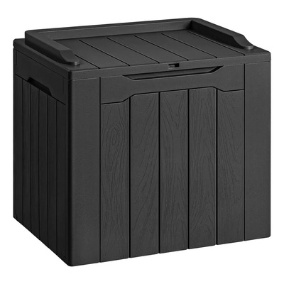 Caja de Almacenamiento para Jardín Devoko, Impermeable, de 113 Litros, Negra | Meses sin interés