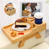 Bambootray Mesa De Brazo Para Sofa, Bandejas De Tv Plegables