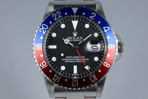 Caratula Para Reloj Rolex Gmt Master  Pepsi 1675 Servicio 