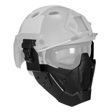 Máscara Facial Táctico Careta Militar Airsoft P/ Casco Fast