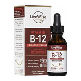 Vitamina B12 Liquida Sublingual - Live Wise Naturals, 30 Ml