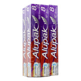 Rollos De Papel Aluminio Alupack 6 Rollos De 7.5m X 29cm C/u