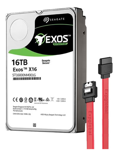 16tb Disco Duro Interno Seagate Exos 3.5 7200