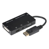 Cable Adaptador 4 En 1 Displayport A Hdmi/vga/dvi/audio