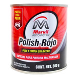 Polish Auto Rojo Marvil Pasta Para Pulir Y Limpiar 300gr