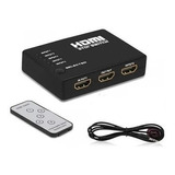 Hdmi Switch Multiplicador Selector 5x1 Full Hd 1080p Control